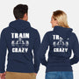 Train Crazy-Unisex-Zip-Up-Sweatshirt-Boggs Nicolas