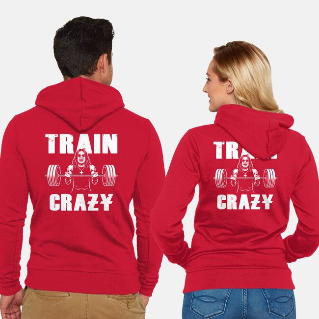 Train Crazy-Unisex-Zip-Up-Sweatshirt-Boggs Nicolas