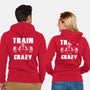 Train Crazy-Unisex-Zip-Up-Sweatshirt-Boggs Nicolas