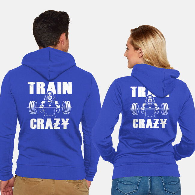 Train Crazy-Unisex-Zip-Up-Sweatshirt-Boggs Nicolas