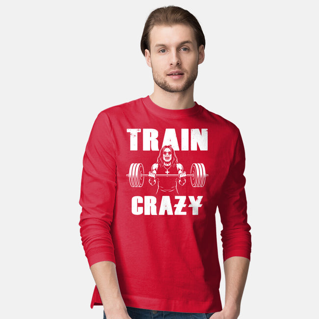 Train Crazy-Mens-Long Sleeved-Tee-Boggs Nicolas