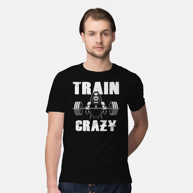 Train Crazy-Mens-Premium-Tee-Boggs Nicolas