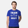 Train Crazy-Mens-Premium-Tee-Boggs Nicolas