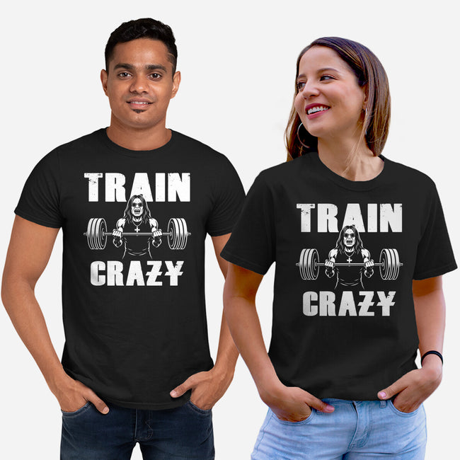 Train Crazy-Unisex-Basic-Tee-Boggs Nicolas