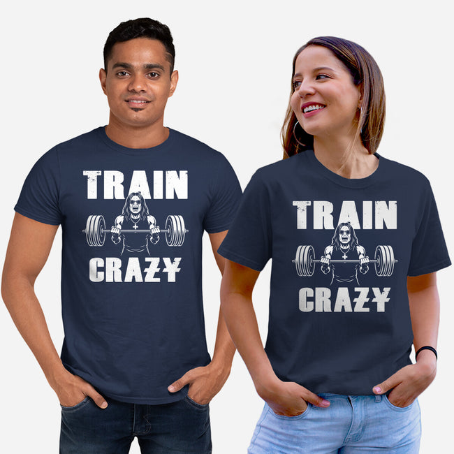 Train Crazy-Unisex-Basic-Tee-Boggs Nicolas
