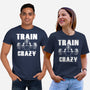 Train Crazy-Unisex-Basic-Tee-Boggs Nicolas