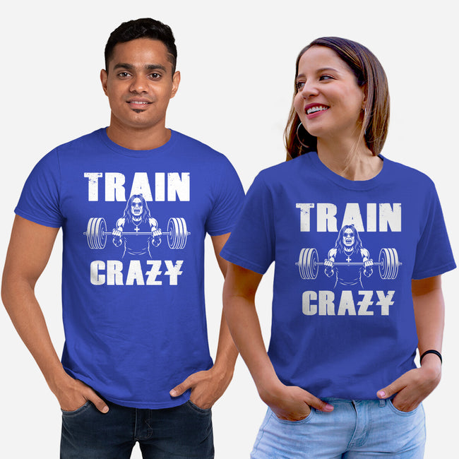 Train Crazy-Unisex-Basic-Tee-Boggs Nicolas