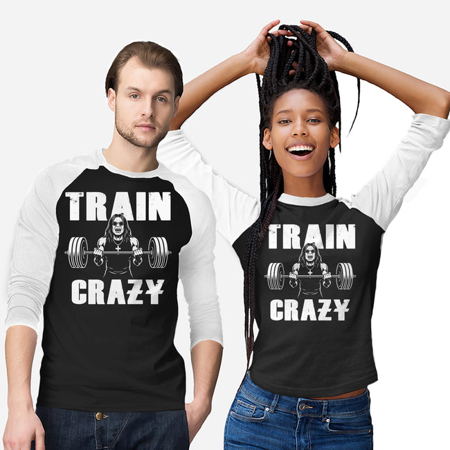 Train Crazy-Unisex-Baseball-Tee-Boggs Nicolas
