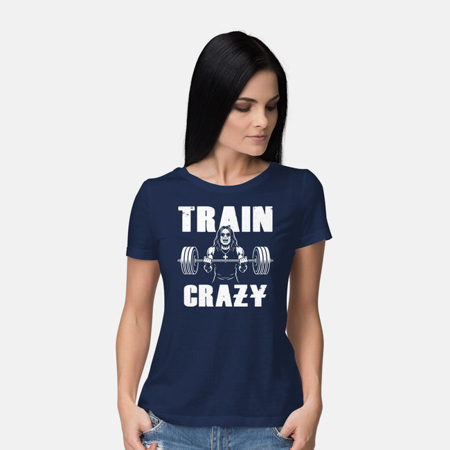 Train Crazy-Womens-Basic-Tee-Boggs Nicolas