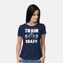 Train Crazy-Womens-Basic-Tee-Boggs Nicolas