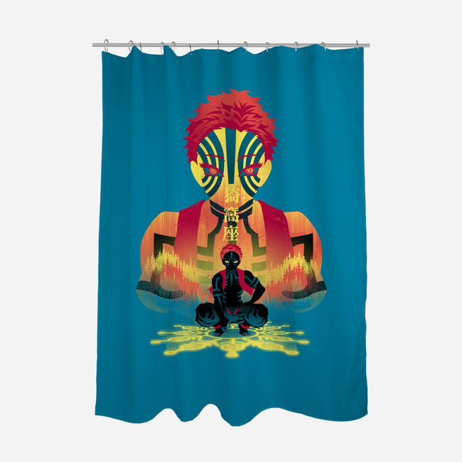 Third Higher Rank Moon-None-Polyester-Shower Curtain-hypertwenty
