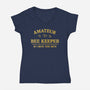 Amateur Bee Keeper-Womens-V-Neck-Tee-kg07