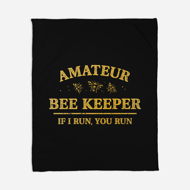 Amateur Bee Keeper-None-Fleece-Blanket-kg07