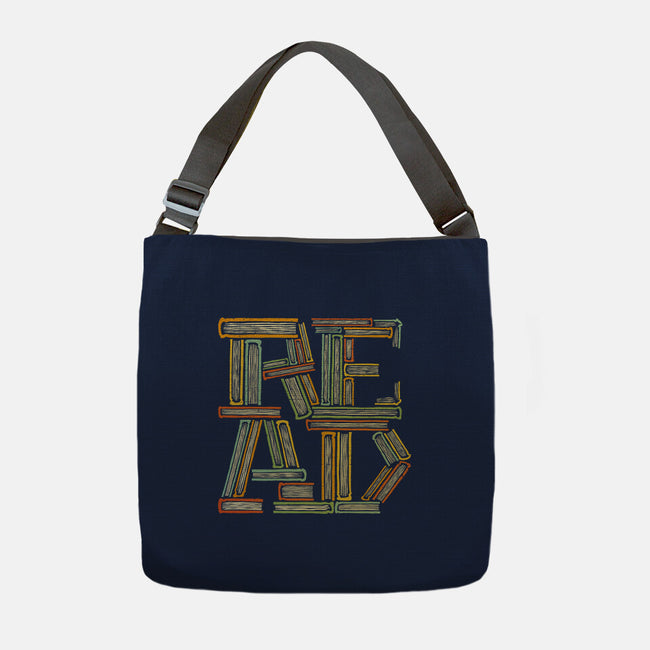 Read Books-None-Adjustable Tote-Bag-kg07
