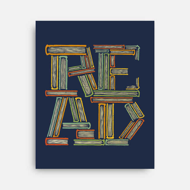 Read Books-None-Stretched-Canvas-kg07