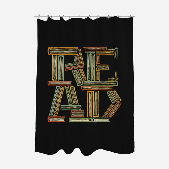 Read Books-None-Polyester-Shower Curtain-kg07