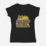 Read Books And Stay Weird-Womens-V-Neck-Tee-kg07
