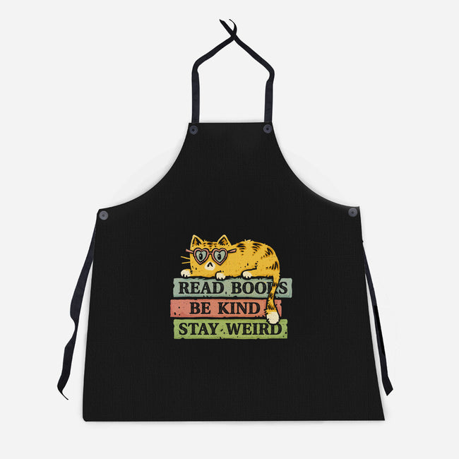 Read Books And Stay Weird-Unisex-Kitchen-Apron-kg07