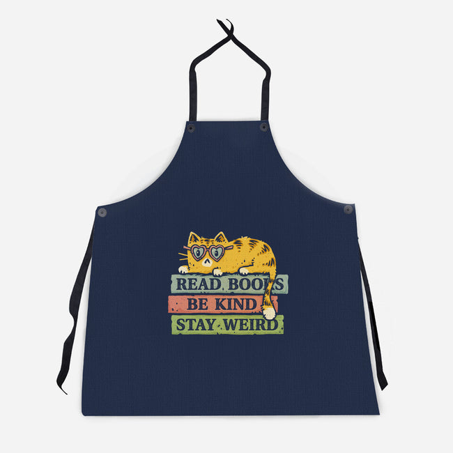 Read Books And Stay Weird-Unisex-Kitchen-Apron-kg07