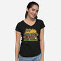 Read Books And Stay Weird-Womens-V-Neck-Tee-kg07