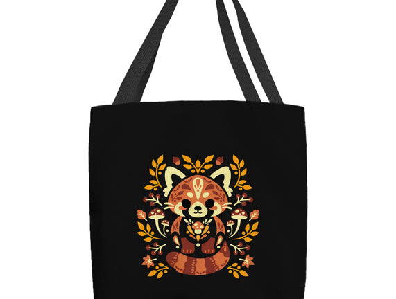 Folk Red Panda Autumn