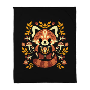 Folk Red Panda Autumn