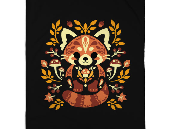 Folk Red Panda Autumn