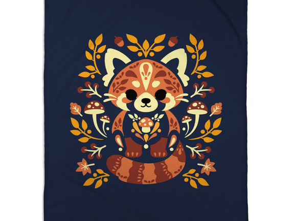 Folk Red Panda Autumn