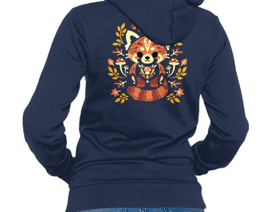 Folk Red Panda Autumn