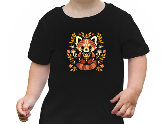 Folk Red Panda Autumn