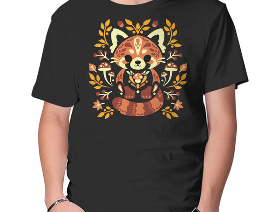 Folk Red Panda Autumn