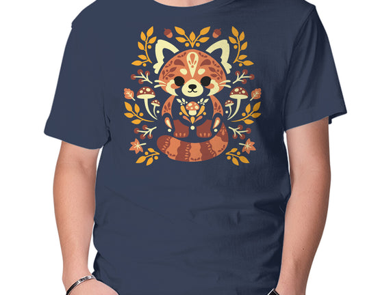 Folk Red Panda Autumn