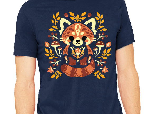 Folk Red Panda Autumn