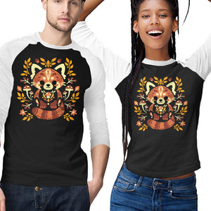Folk Red Panda Autumn