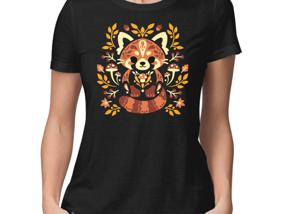 Folk Red Panda Autumn