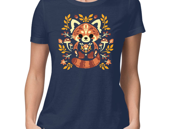 Folk Red Panda Autumn