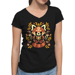 Folk Red Panda Autumn