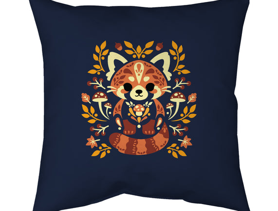 Folk Red Panda Autumn