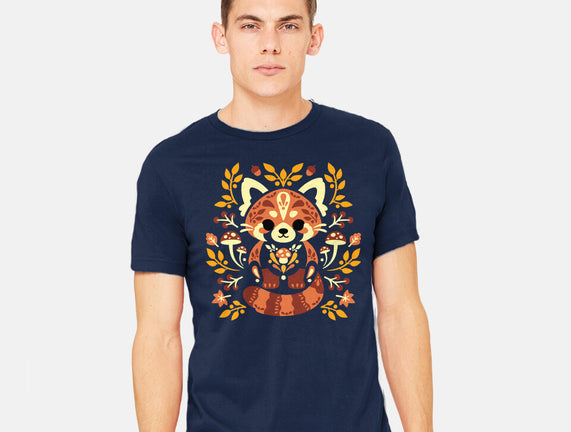 Folk Red Panda Autumn
