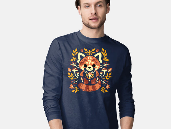 Folk Red Panda Autumn