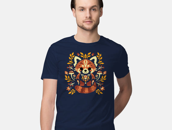 Folk Red Panda Autumn