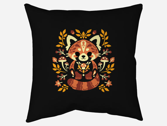 Folk Red Panda Autumn