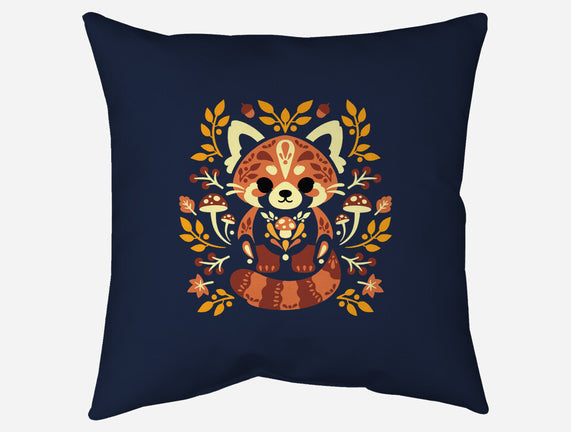 Folk Red Panda Autumn