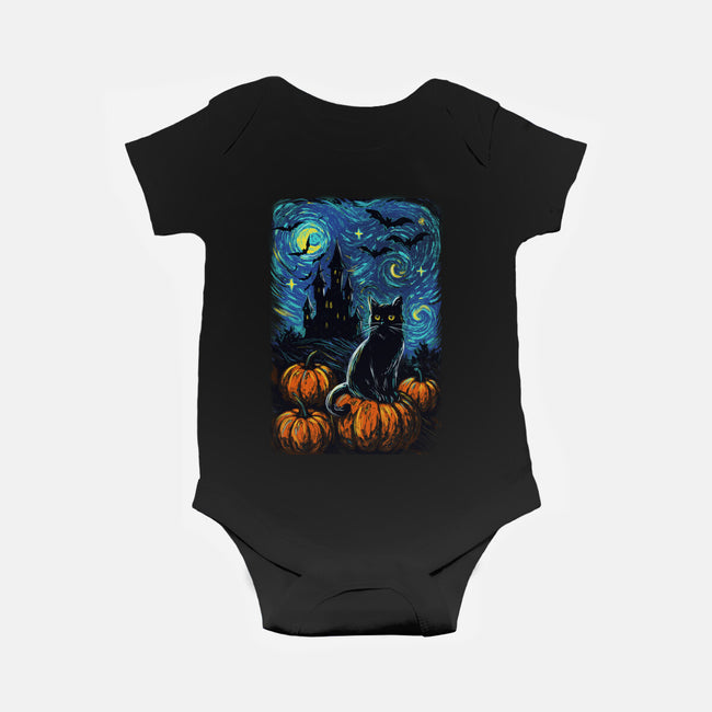 Halloween Starrynight-Baby-Basic-Onesie-fanfabio