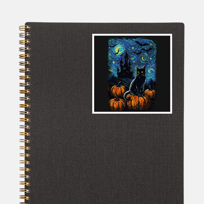 Halloween Starrynight-None-Glossy-Sticker-fanfabio
