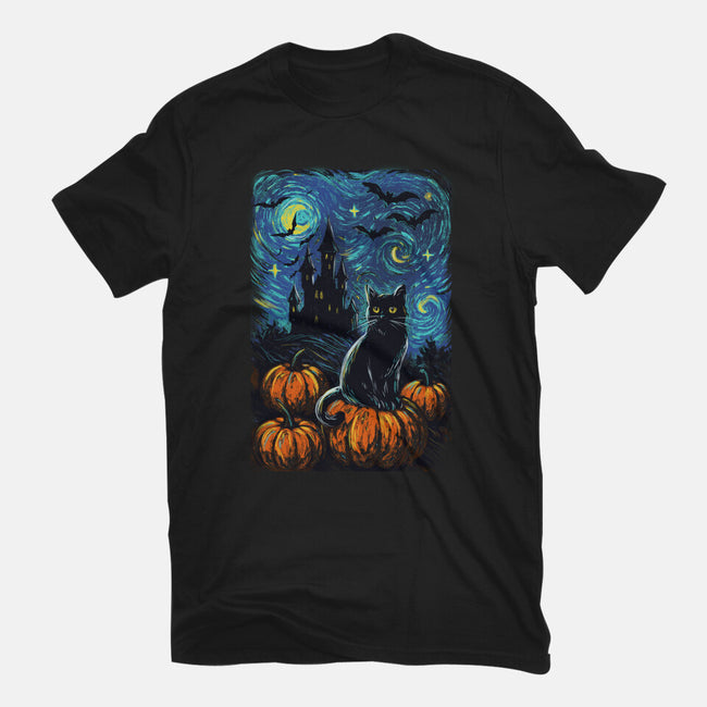Halloween Starrynight-Mens-Basic-Tee-fanfabio