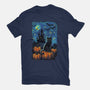 Halloween Starrynight-Mens-Heavyweight-Tee-fanfabio