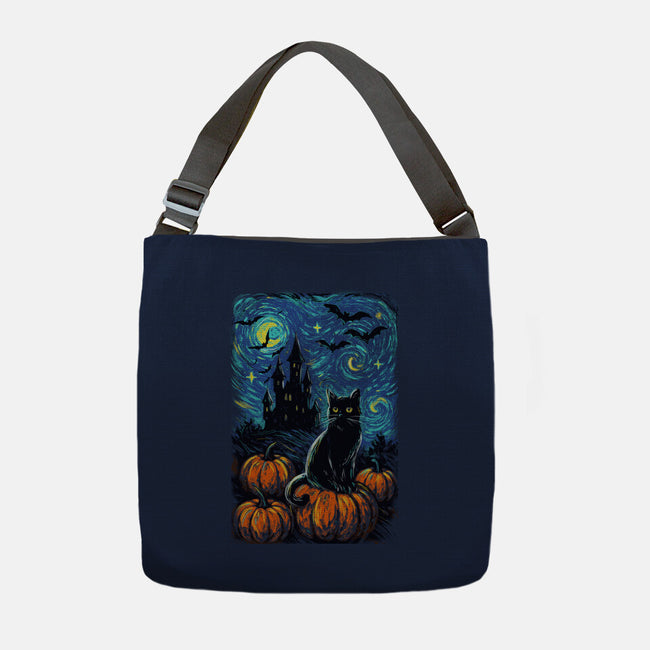 Halloween Starrynight-None-Adjustable Tote-Bag-fanfabio