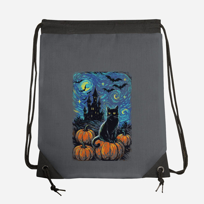 Halloween Starrynight-None-Drawstring-Bag-fanfabio