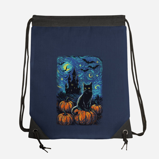 Halloween Starrynight-None-Drawstring-Bag-fanfabio